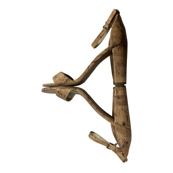 G By Guess Sandals Shantel3 Cork Chunky Heel Open Toe Women's 8.5M NWOB - Picture 5 of 11